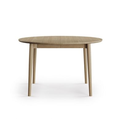 Einlegeplatten für Expand Circular Esstisch: Runder Holztisch mit integrierten Erweiterungsplatten.